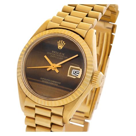 datejust tiger's eye dial
